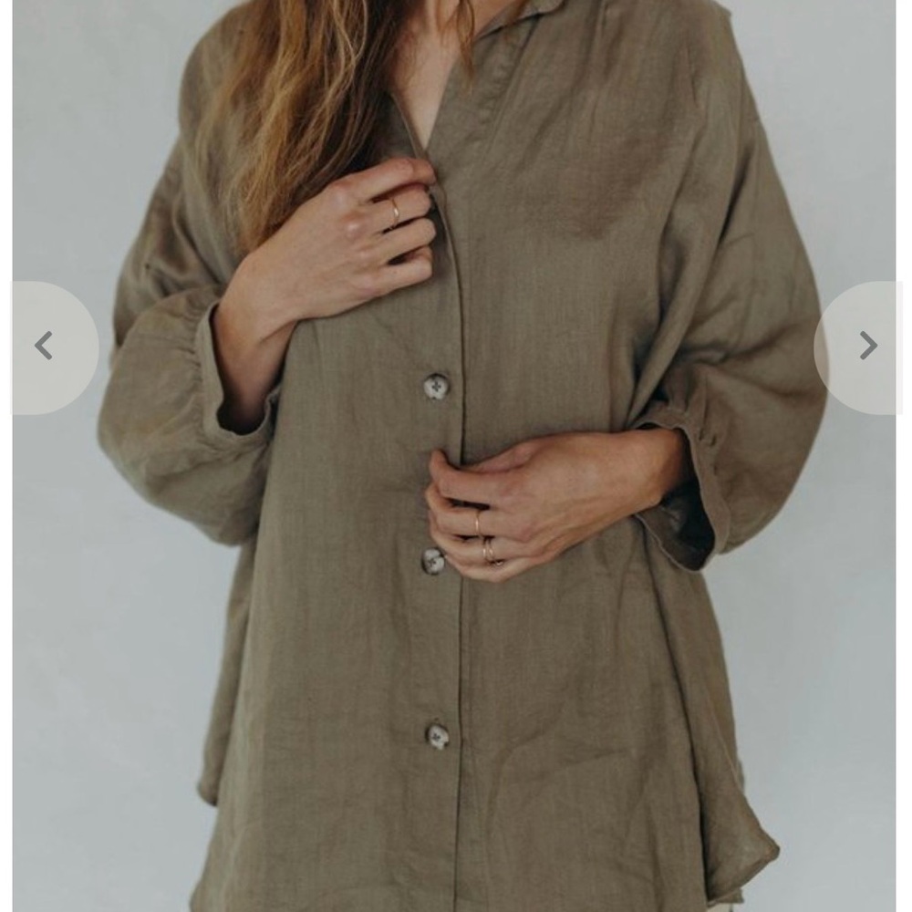 Esby Chelle Linen Blouse